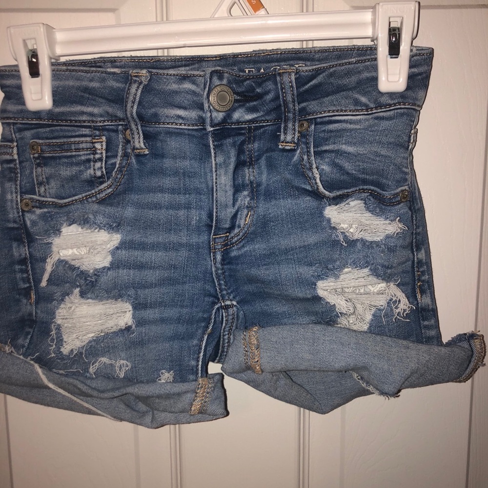 American eagle jean shorts